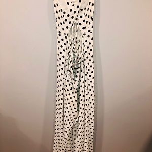 Black and White Polka Dot Jumpsuit